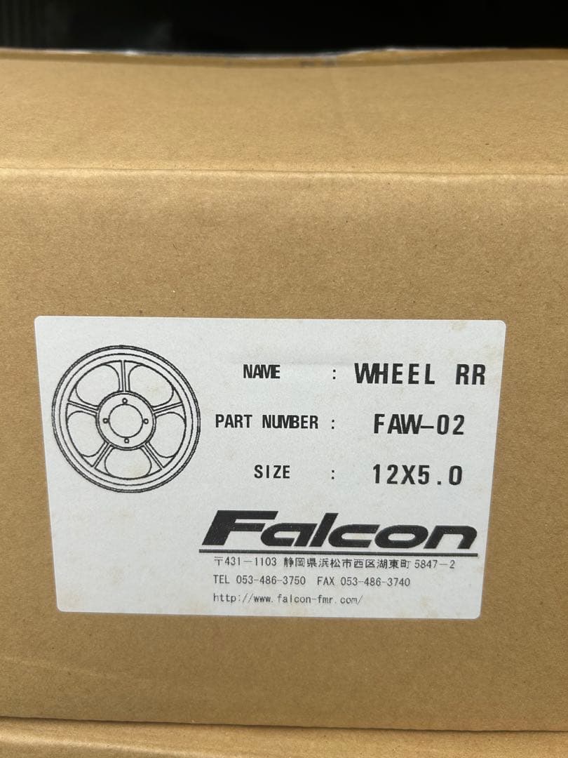 グロム、モンキー用Falcon ホイール RR FAW-02 12X5.0