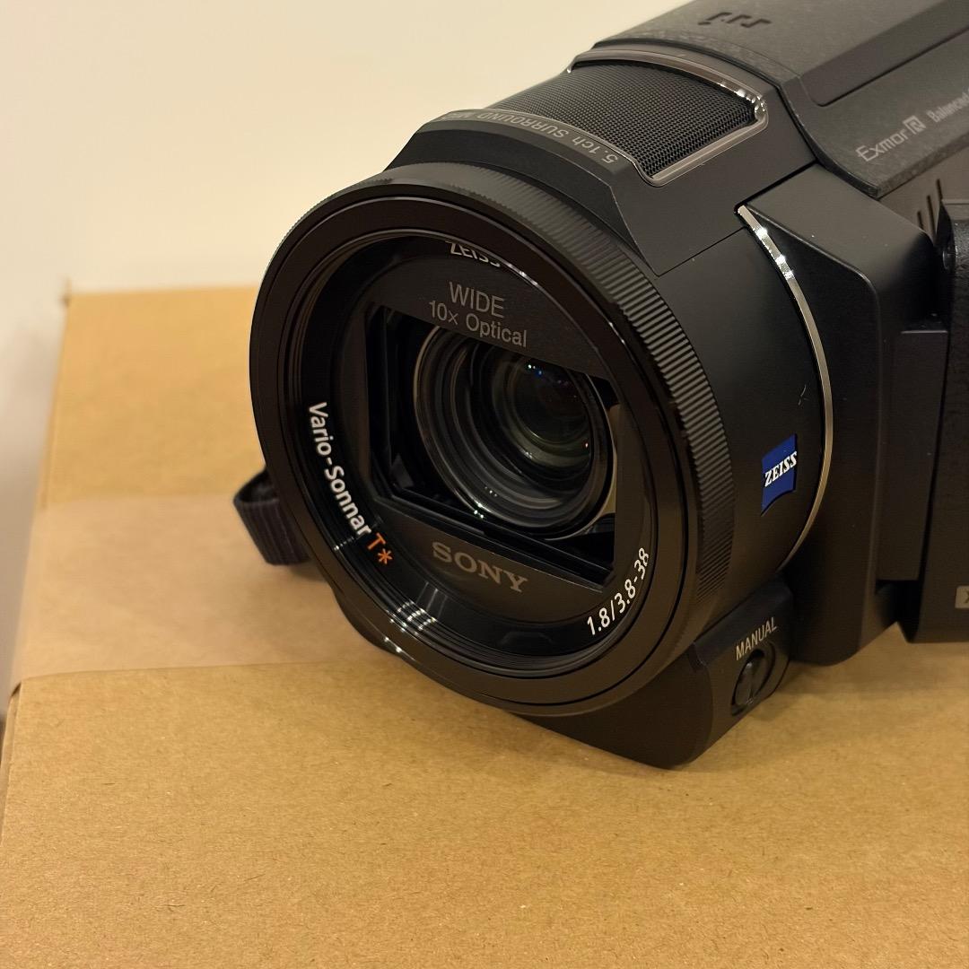 【超美品】SONY FDR-AX30 4K ビデオカメラ 予備バッテリー・SD付