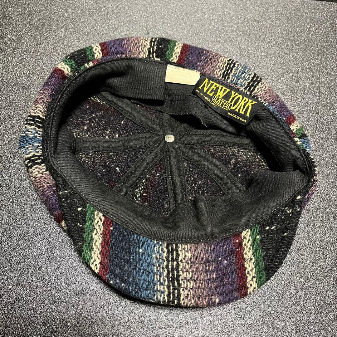 new york hat 90s 00s USA製 ウール キャスケット 廃盤品