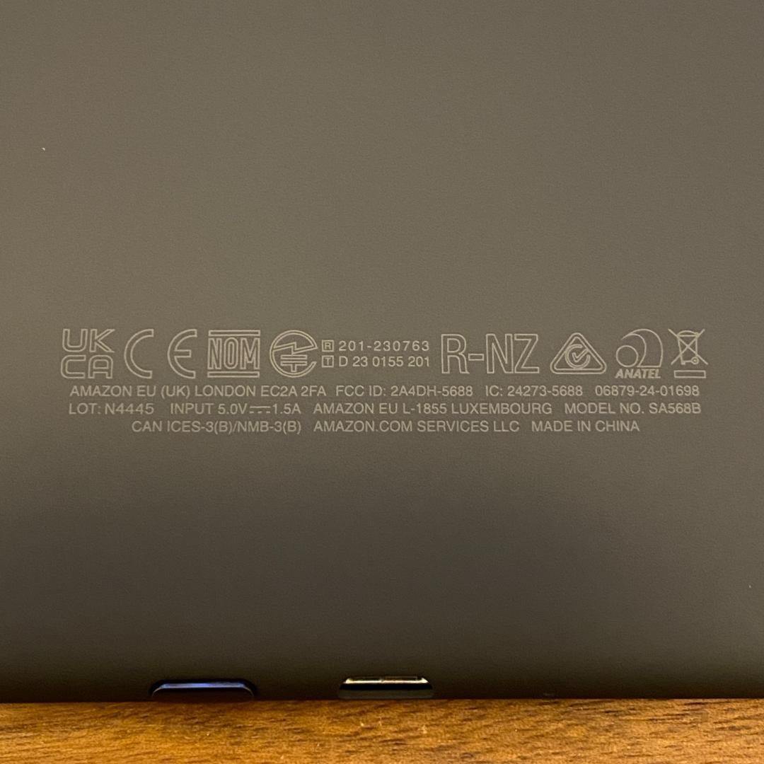 Kindle Paperwhite 16GB 第12世代 ブラック 本体のみ