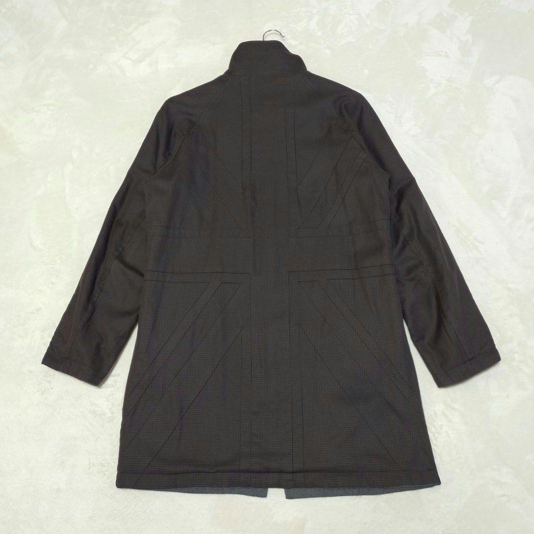 FRED PERRY　リバーシブル　千鳥格子柄　ミドルコート　Мサイズ