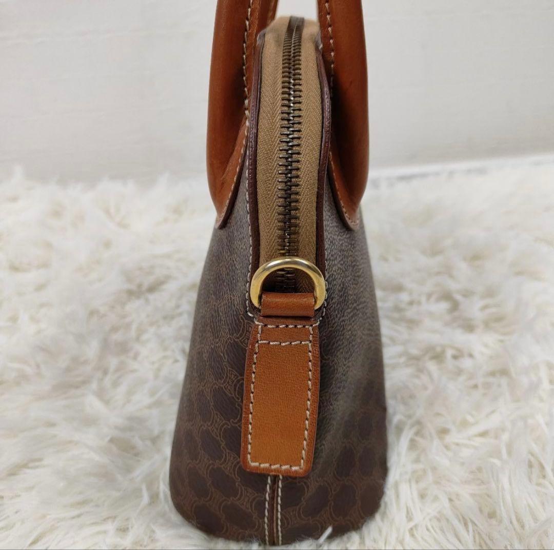 CELINE　ハンドバッグ　マカダム　トリオンフ　ミニ　2way PVC　レザー