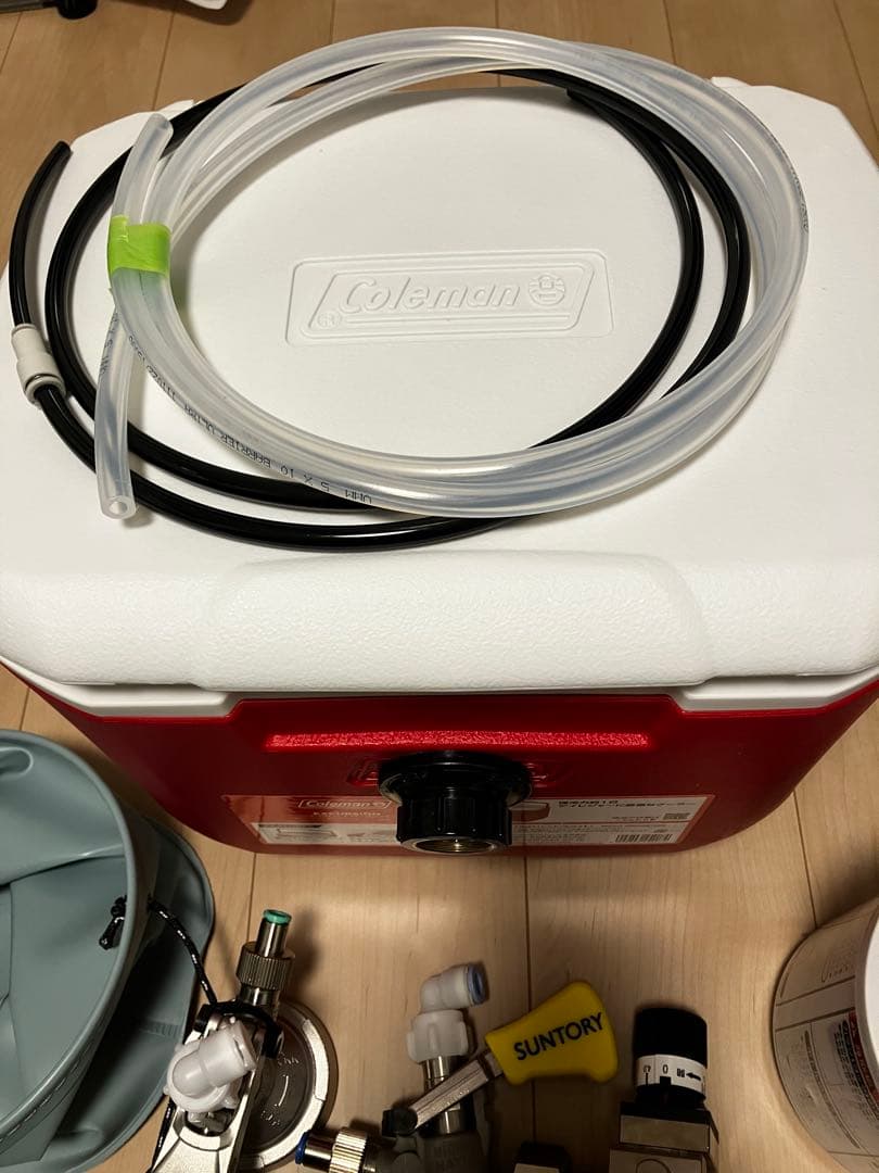お花見に最適！！自作氷冷式ビールサーバー