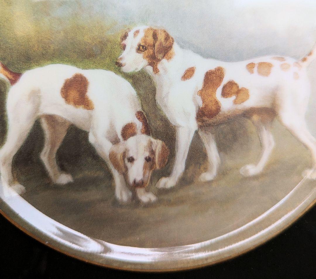 英国製ラルフローレン ヴィンテージ絵皿3枚セット 壁掛け 馬と猟犬 カントリー