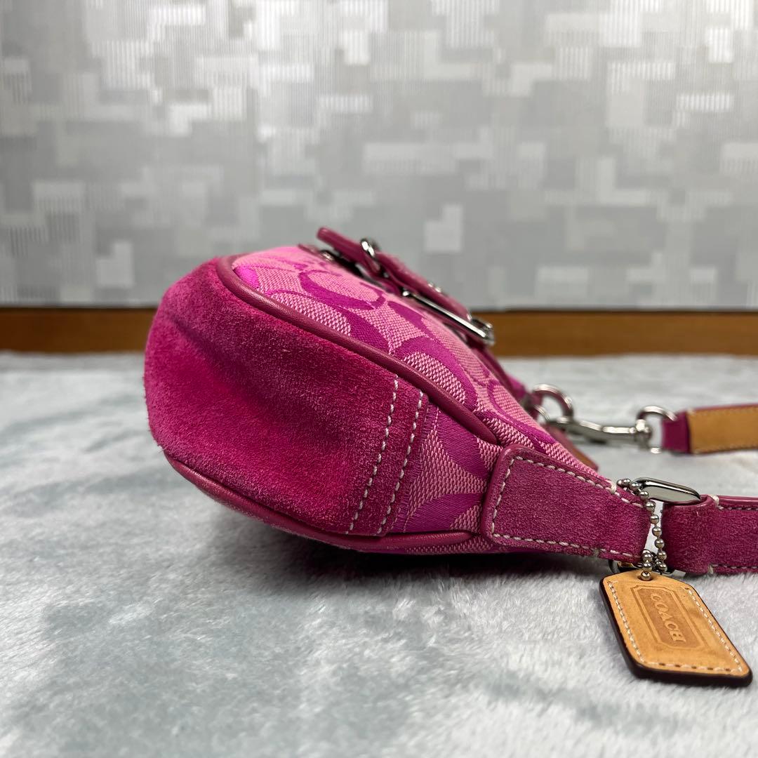 バッグ Coach Soho Pink Hand Bag Signature