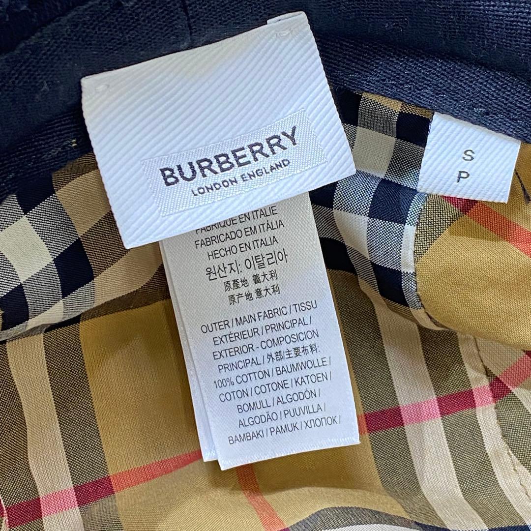 Burberry バーバリー ロゴ バケットハット 帽子 レディース SP 55