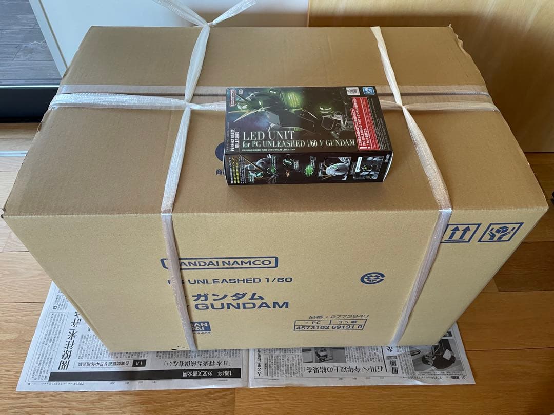 【新品】バンダイ PG unleashed 1/60 νガンダム&LEDセット