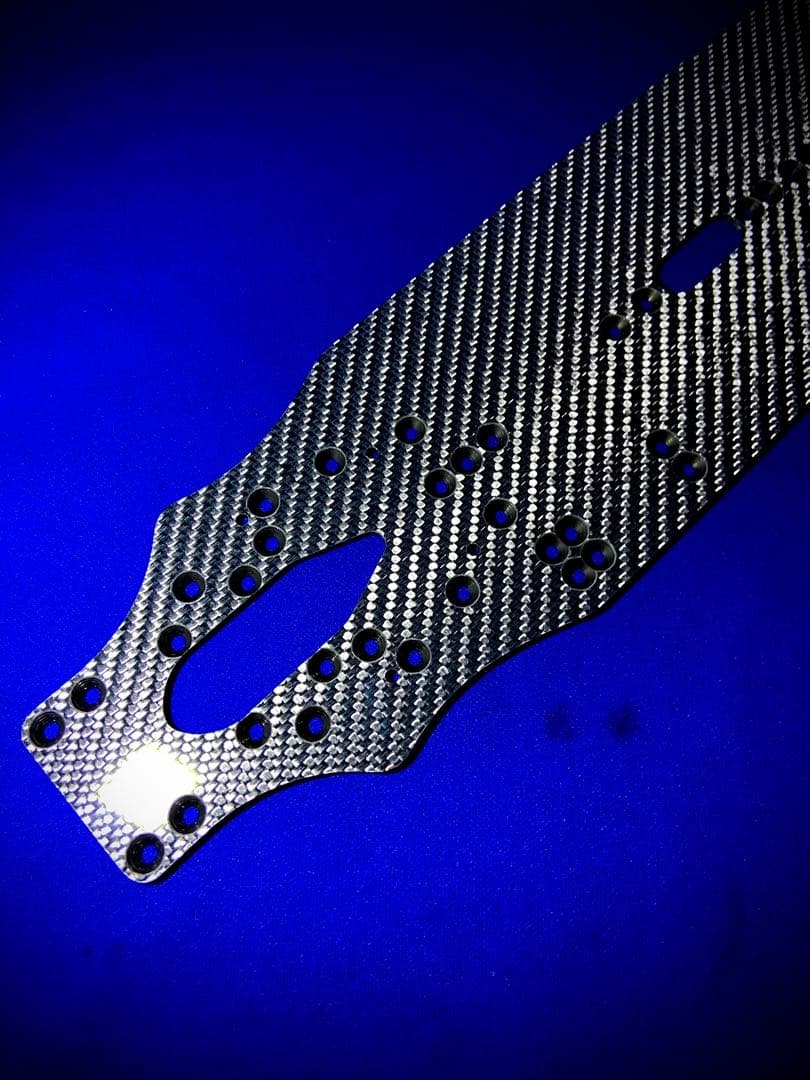 YOKOMO ヨコモ MS1.0 用 シャーシ　シルバーカーボン製　2.5㎜