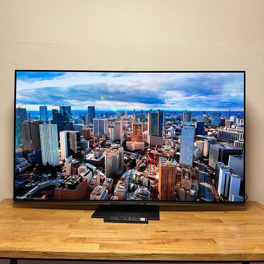 東芝 65V型4K有機ELテレビ REGZA スマートテレビ 65X8900N